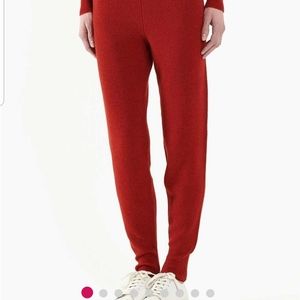 Neiman Marcus red cashmere pants xs